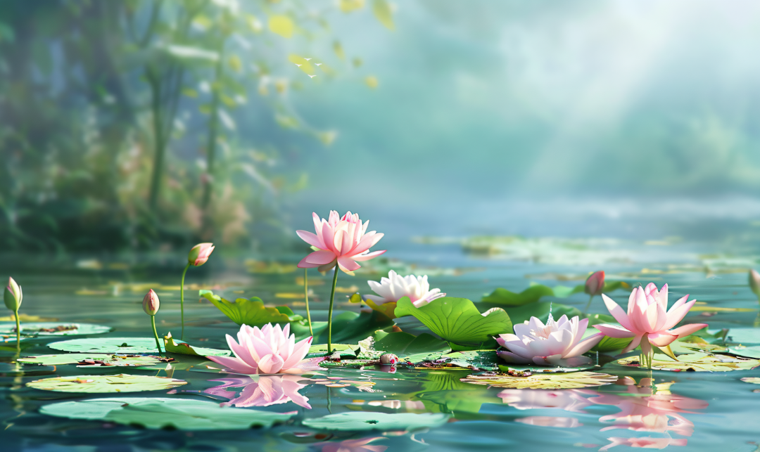 千库网_夏日荷花荷塘睡莲_摄影图编号20616490.png