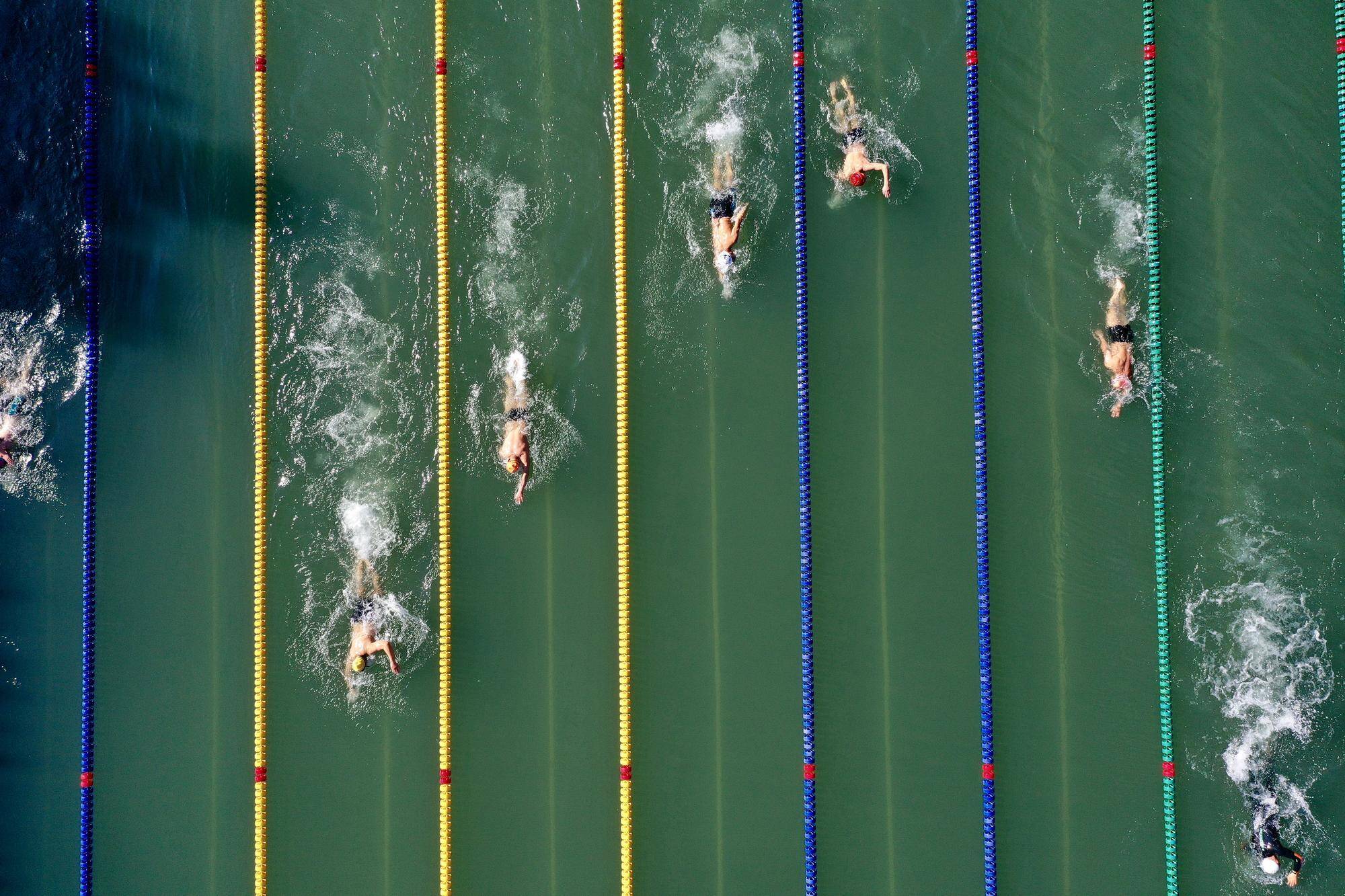 碧水跃“泳”士 磐安方前冬泳盛宴燃动长三角